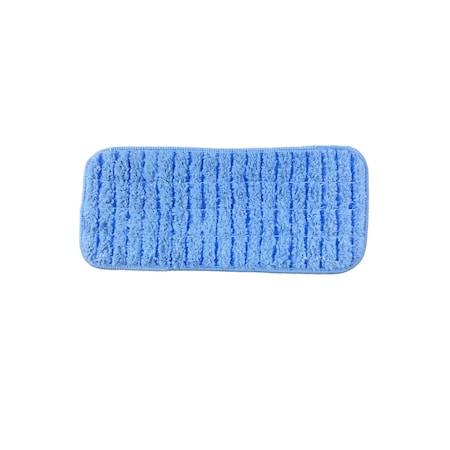 Monarch Brands Scrubbing Wet Flat Mop - 13in 0, Blue, 120PK M800013B-CS